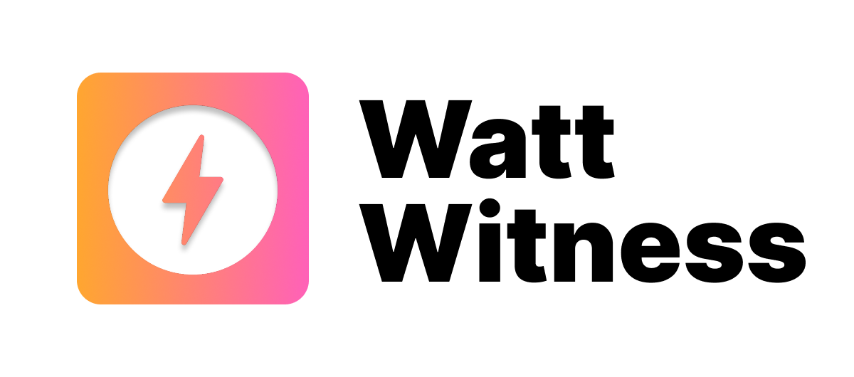 WattWitness Logo - Blockchain Electricity Meter